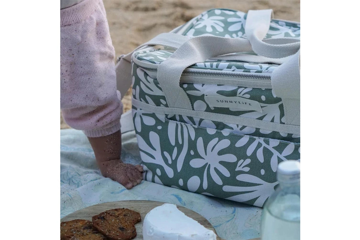 : Canvas Cooler Bag - the Vacay Olive