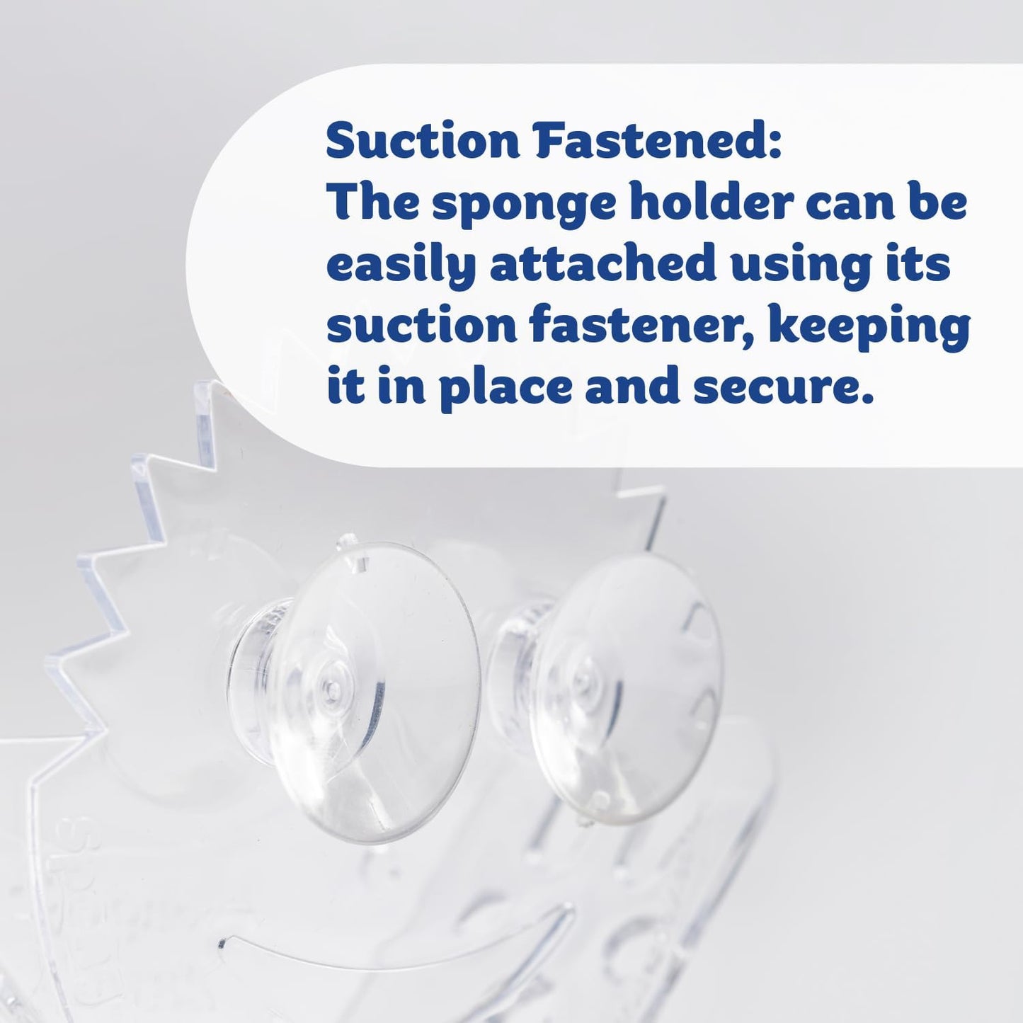 Sponge Caddy Universal Household Sponge Holder - in Sink Sponge Holder with Dual Suction Cups - for  and Traditional Sponges