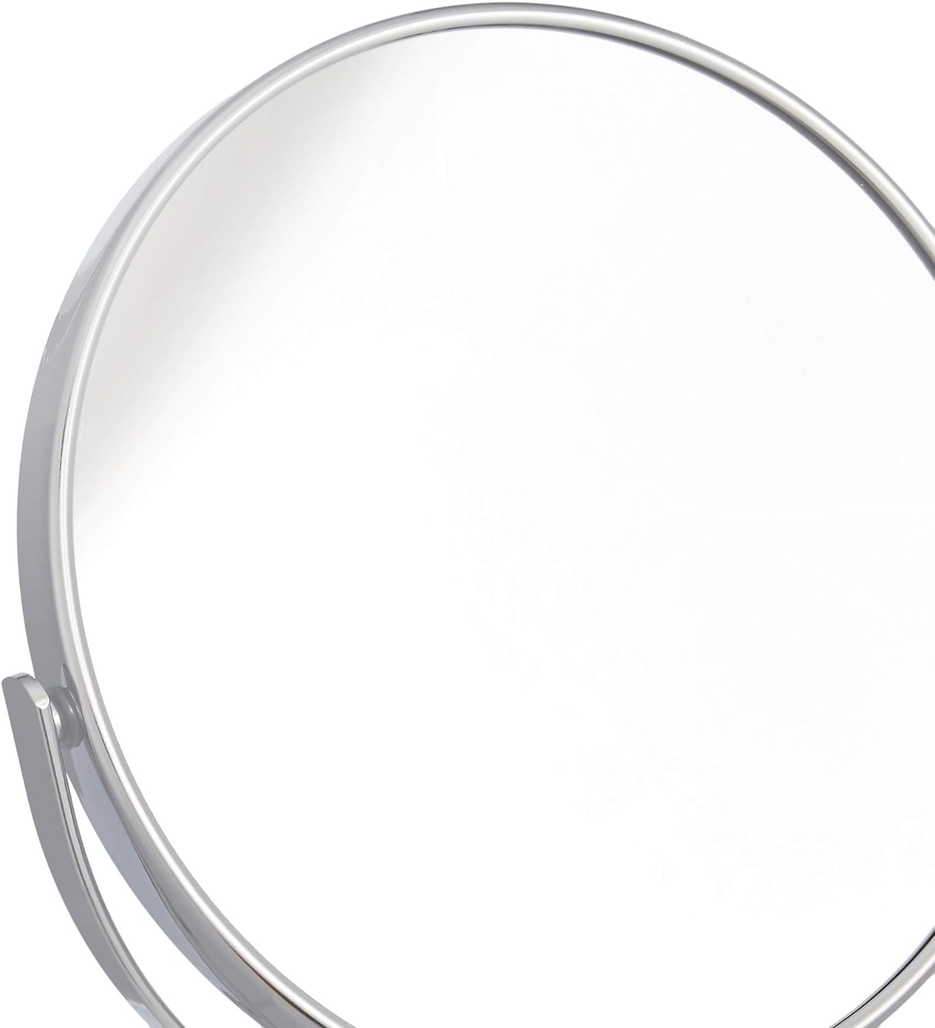 Vanity Mirror with Heavy Base - 1X/5X Magnification, Chrome
