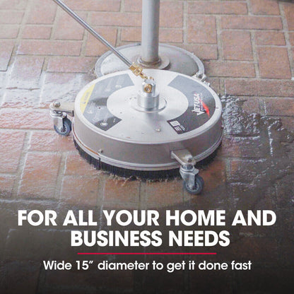 Jet-Usa 15" Pressure Washer Surface Cleaner Concrete Driveway Stainless Steel