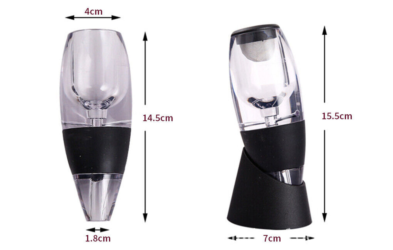 New Magic Decanter Essential Red Wine Aerator Sediment Filter Pouch