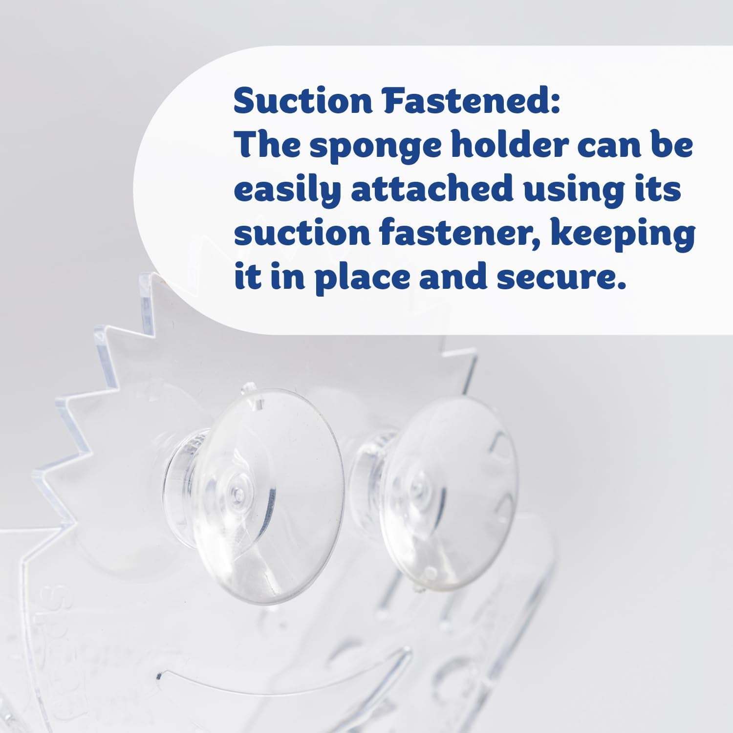 Sponge Caddy Universal Household Sponge Holder - in Sink Sponge Holder with Dual Suction Cups - for  and Traditional Sponges