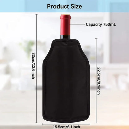 Wine Cooling Holder Ice Bag Jelly Picnic Beverage Nylon Wine Cooler Sleeve Soft Drink Rack Bar Tool Champagne Wine Bottle Covers