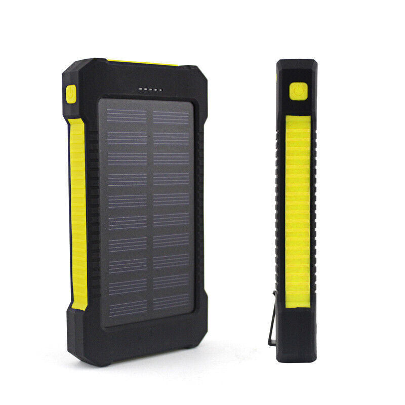 50000Mah Solar Power Bank Portable External Battery Dual USB Phone Charger