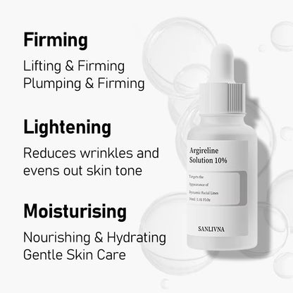 AHA 30%+BHA 2% Exfoliating Face Salicylic Acid Serum 10% Niacinamide + 1% Zinc, 10% Hexapeptide Serum Moisturizing Face Skincare