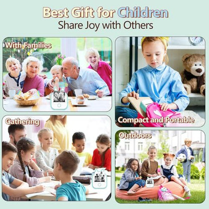 Mini Pocket Thermal Printer Bluetooth Wireless Photo Notes Inkless Sticker Paper