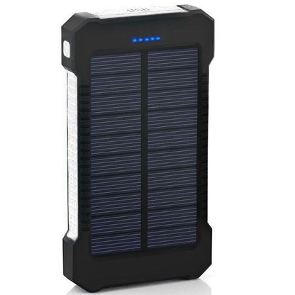 50000Mah Solar Power Bank Portable External Battery Dual USB Phone Charger