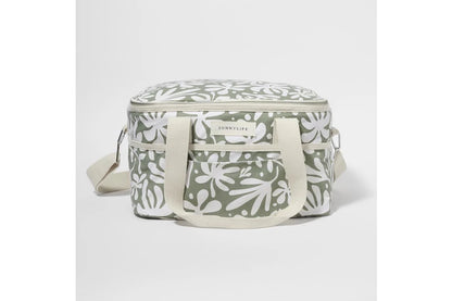 : Canvas Cooler Bag - the Vacay Olive