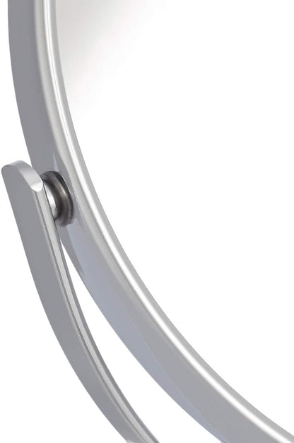 Vanity Mirror with Heavy Base - 1X/5X Magnification, Chrome