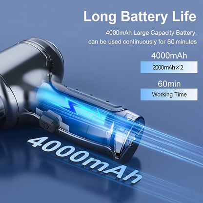 95000PA Handheld Cordless Vacuum Cleaner Home & Car Dust Blower Mini Air Duster