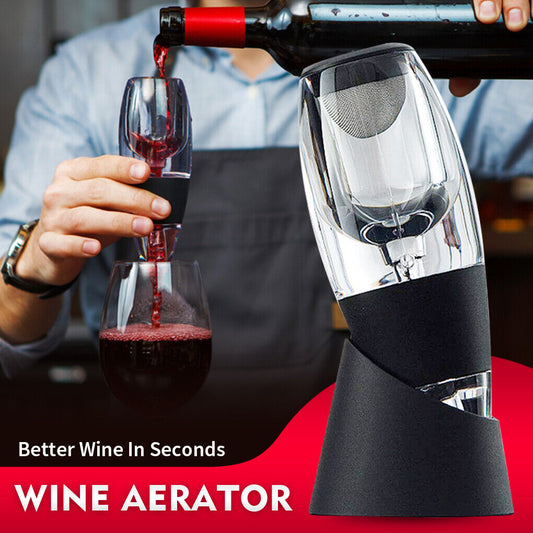 New Magic Decanter Essential Red Wine Aerator Sediment Filter Pouch