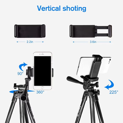 Tripod for Phone 150Cm Video Recording Phone Tripod Stand with Bluetooth Remote Universal Camera Phone Photography Stand