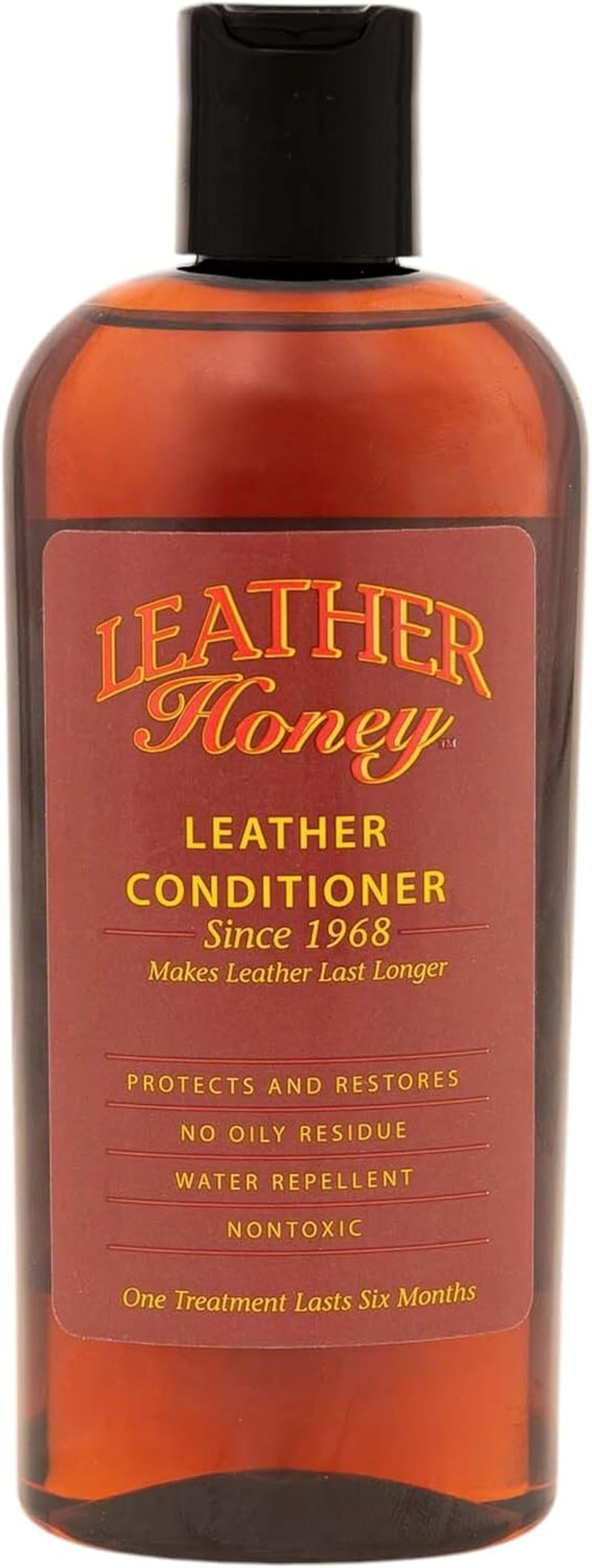 Leather Conditioner - Quality Leather Care, since 1968 - Leather Conditioner for Auto Interiors, Furniture, Shoes, Bags, Accessories & Apparel - 8Oz