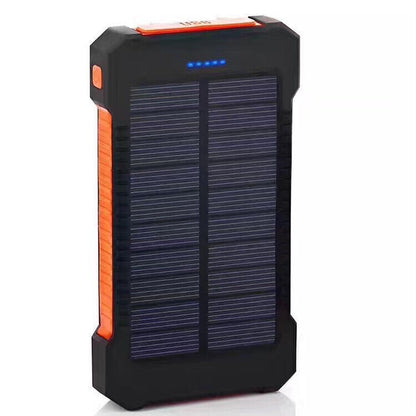 50000Mah Solar Power Bank Portable External Battery Dual USB Phone Charger